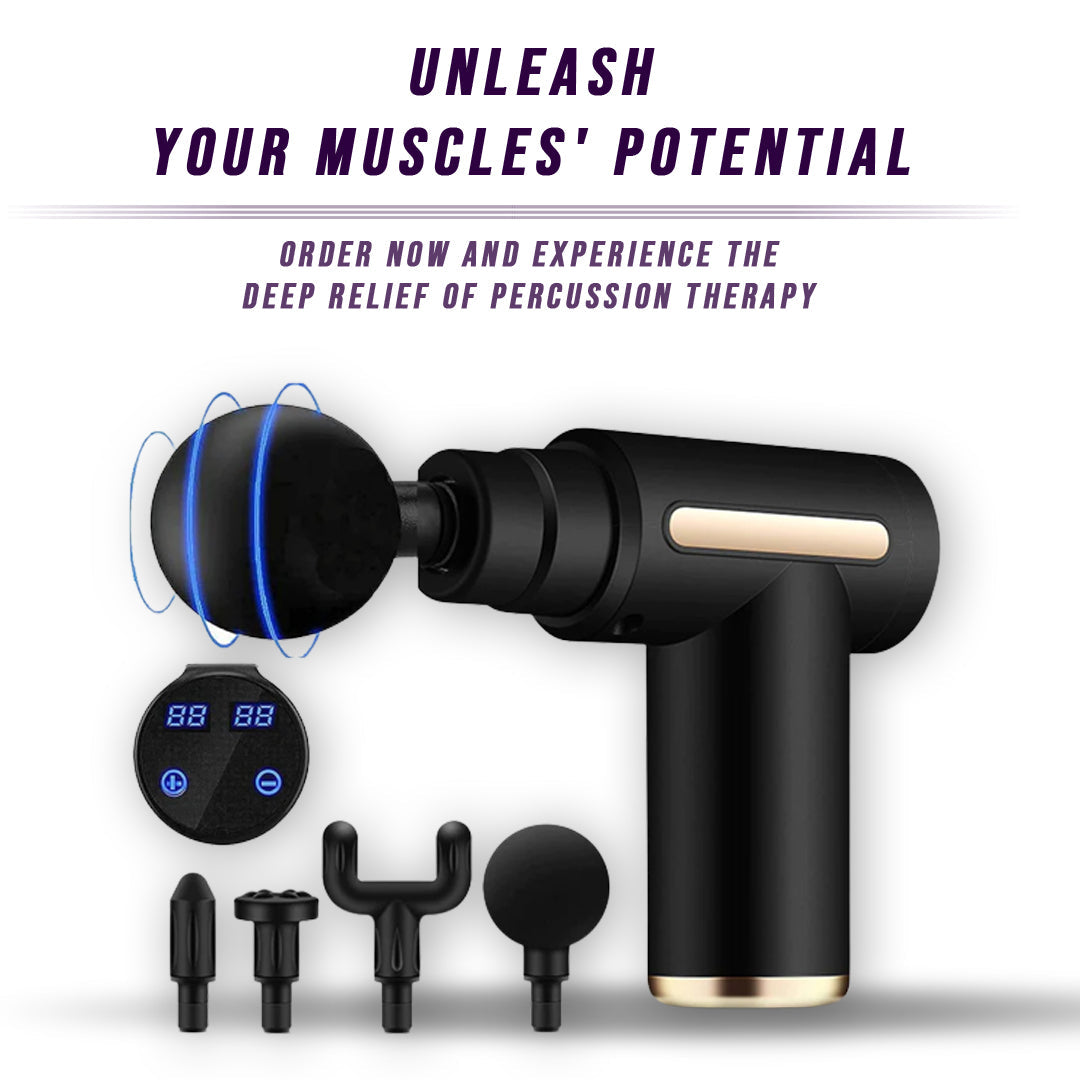 Deep Tissue Percussion Massage Gun - Professional Muscle Recovery Tool